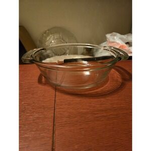 Anchor Hocking Ovenware Clear Glass Casserole Dish 1.5 Qt Round 8.25" USA 1037